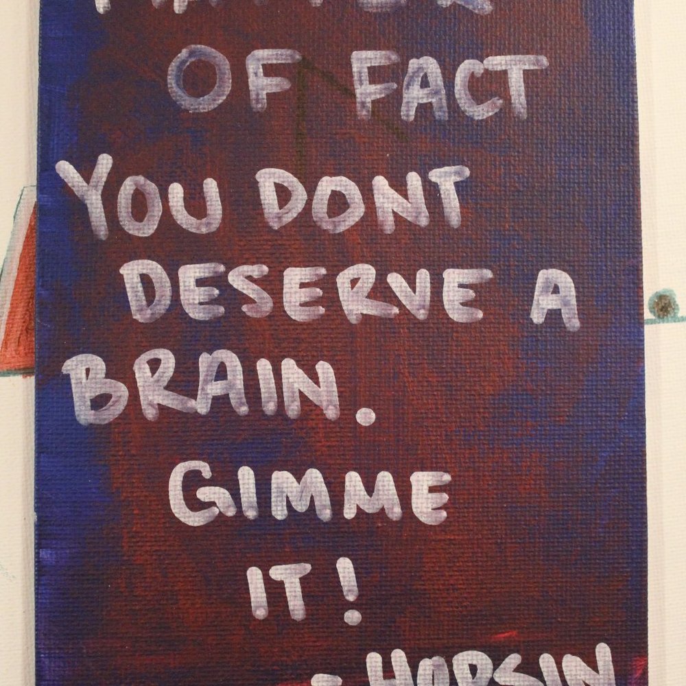 Hopsin Lyric Mini Canvas